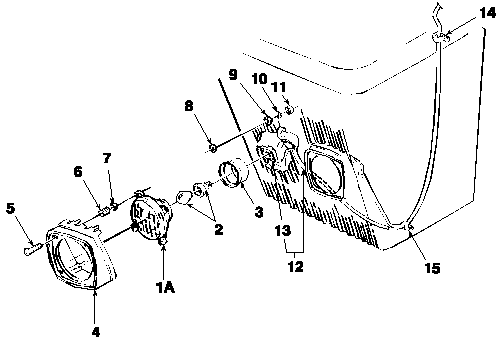11C02 HEADLAMP ASSEMBLY, R.O.W.