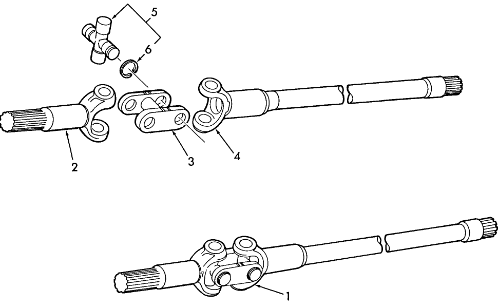 03E05 4WD FRONT AXLE SHAFT, R.H. & L.H.