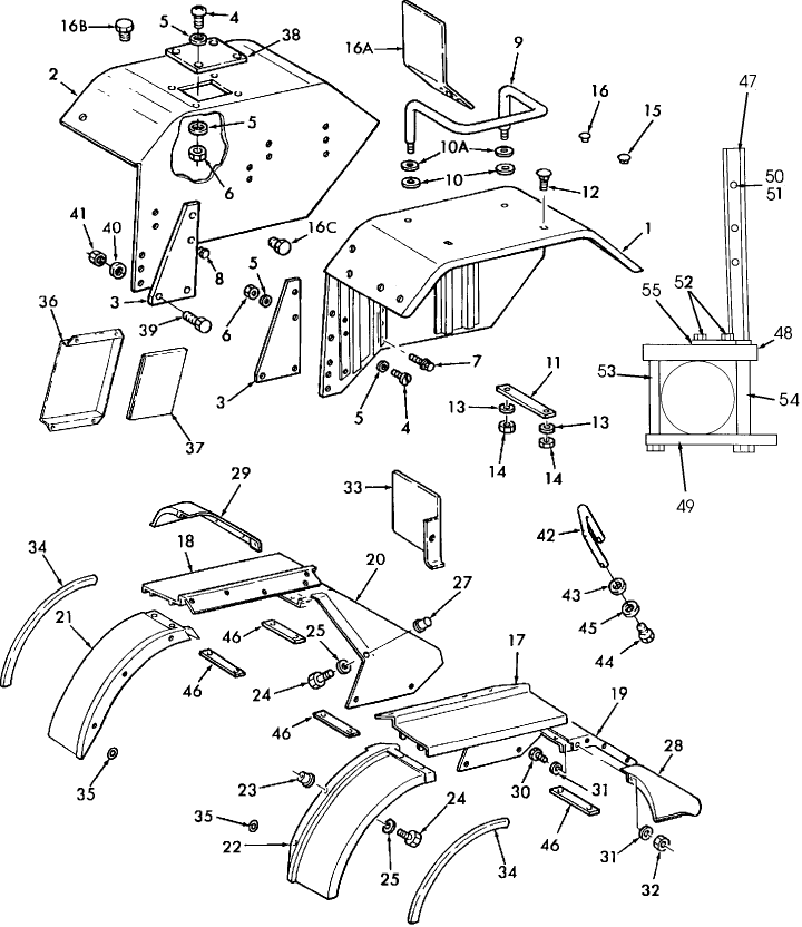 14A01 FENDERS, REAR