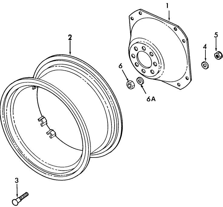 01B01(A) STANDARD REAR WHEELS - 7810, 7910, 8210 (2-88/)