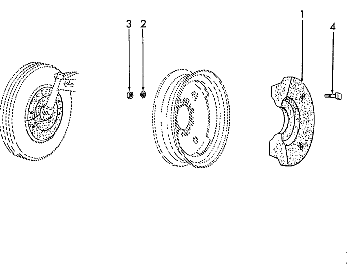 01E01 FRONT WHEEL WEIGHTS (ACCESSORY)