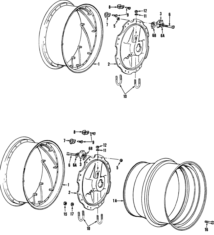 01B04 POWER ADJUSTABLE & DUAL REAR WHEELS - 9000, W/WEDGE AXLE SHAFT (70/) - 8000