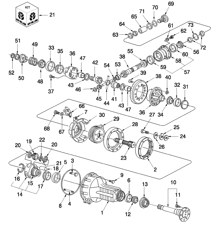 04A01 REAR AXLE, DIFFERENTIAL & RELATED PARTS
