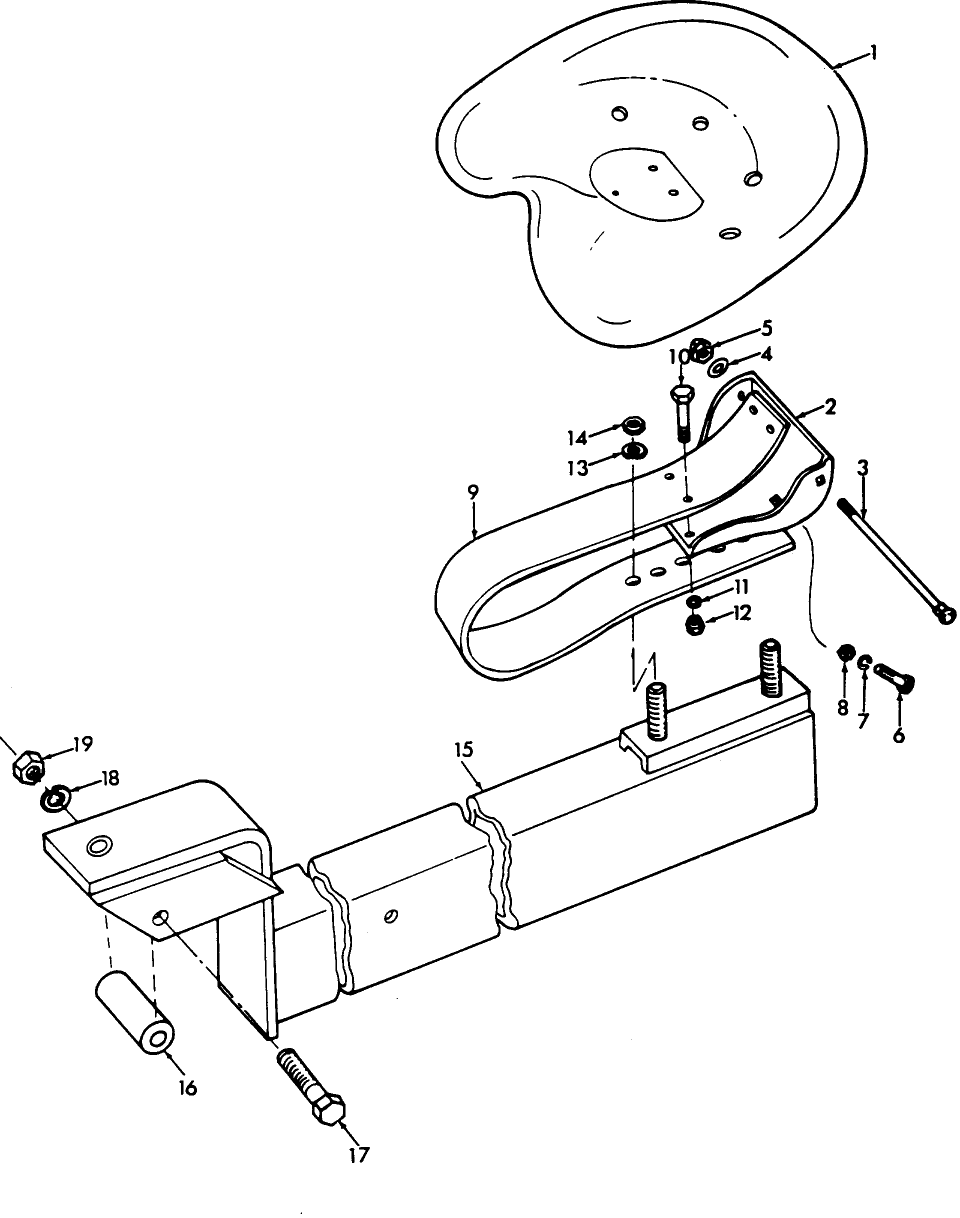 13A01 STANDARD SEAT & RELATED PARTS