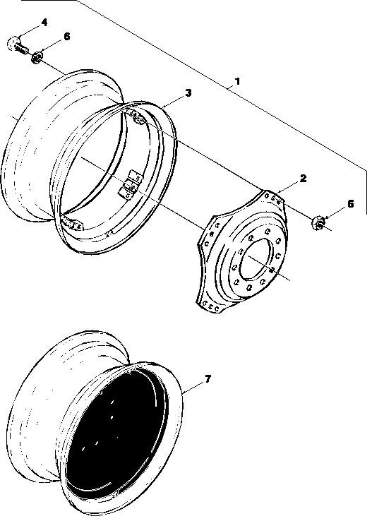 01B02(B) PRESSED STEEL WHEEL ASSEMBLY, REAR WHEEL (NH-E)