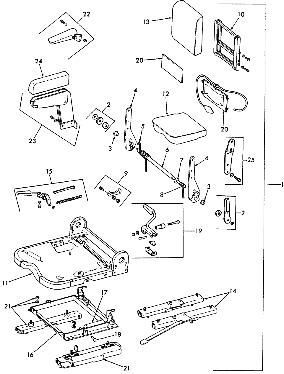 13A02 SEAT ASSEMBLY, BOSTROM