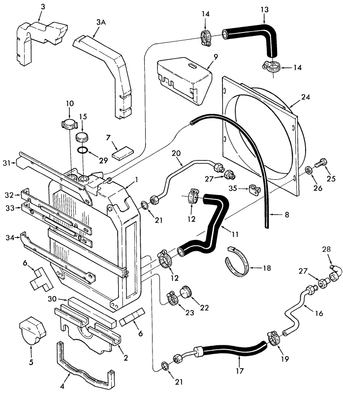 08A01 RADIATOR & RELATED PARTS