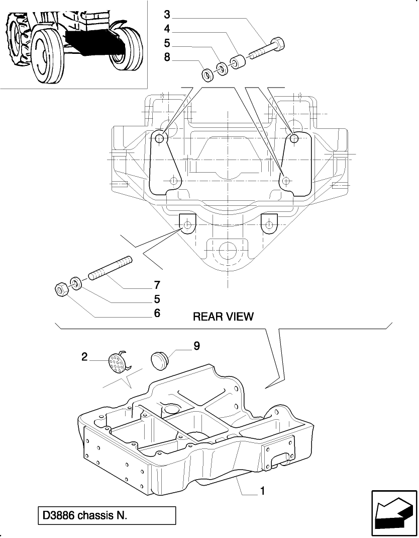1.21.1(02) SUPPORT FOR 2WD FRONT AXLE