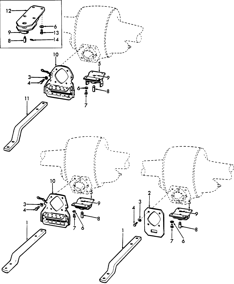 05E01 SWINGING DRAWBAR & RELATED PARTS