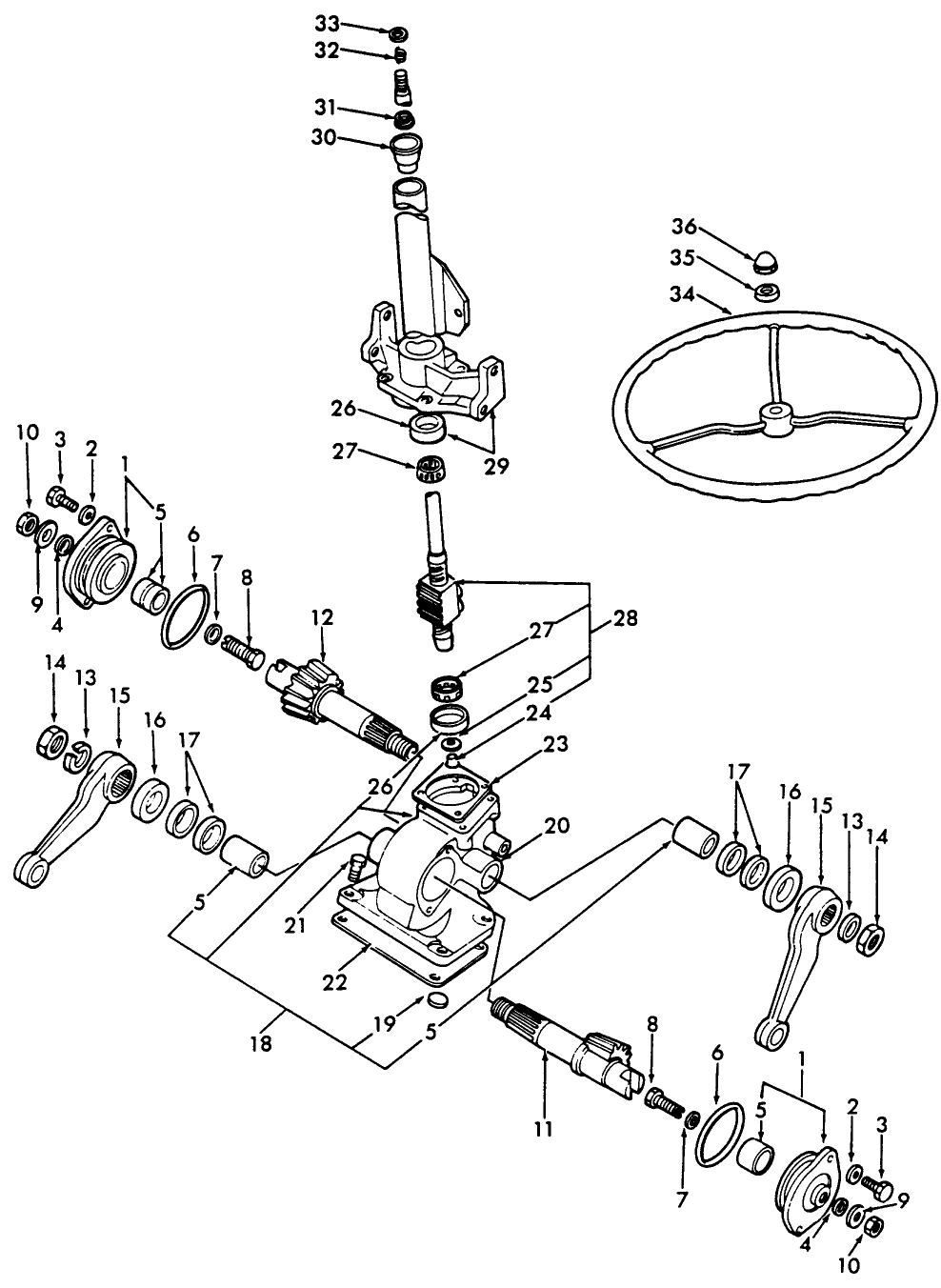 03B01 STANDARD STEERING GEAR & RELATED PARTS