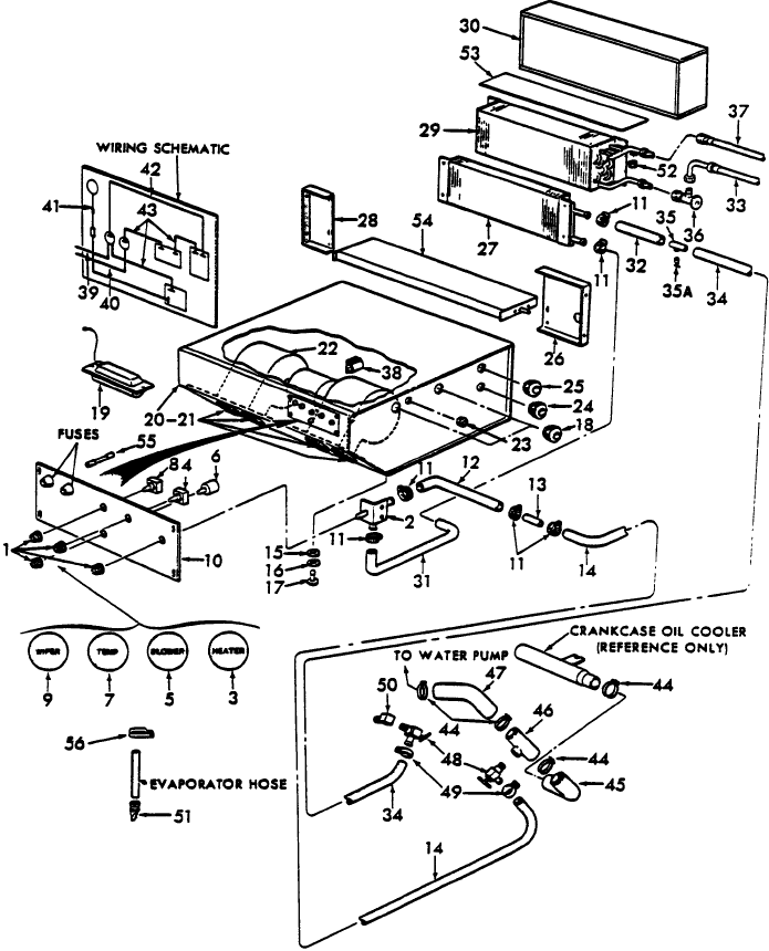 15B03 TRACTOR CAB, AIR CONDITIONER & HEATER (4-73/9-76)