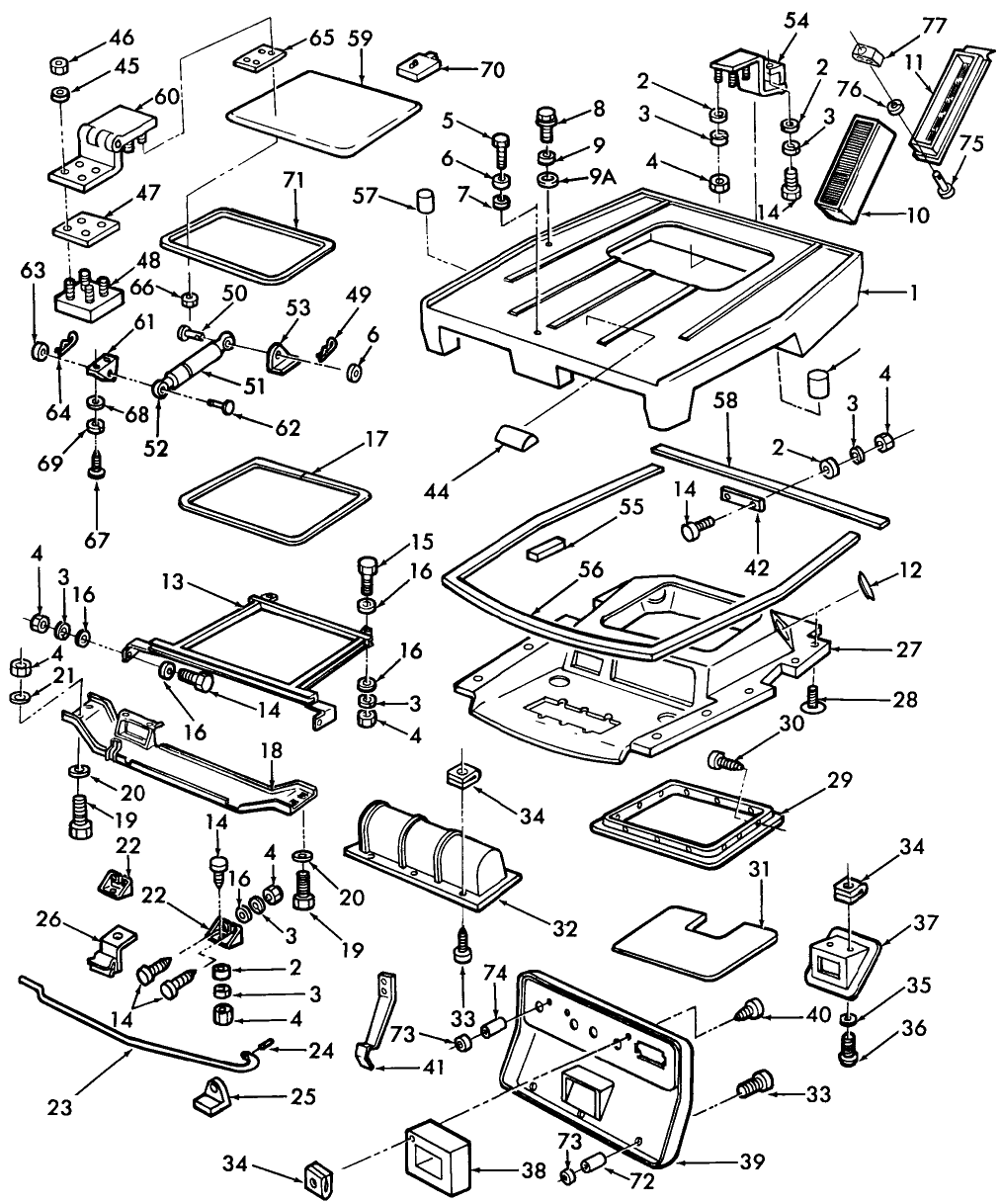 15B02 ROOF ASSEMBLY (10-85/)