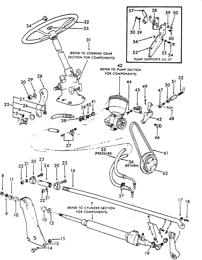 03A04 ROW CROP STEERING & RELATED PARTS