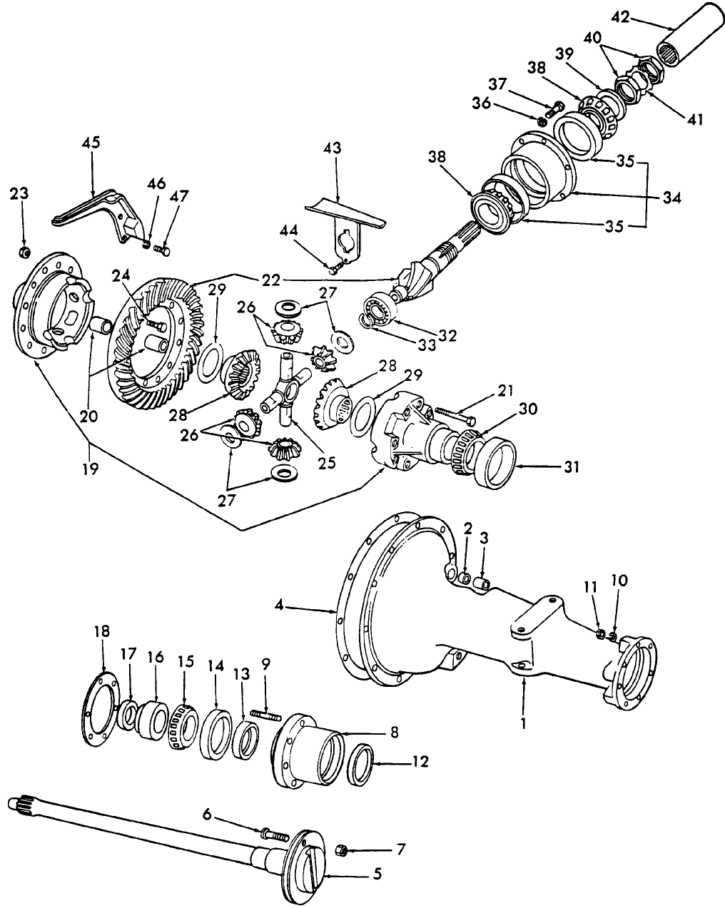 04A01 REAR AXLE & DIFFERENTIAL