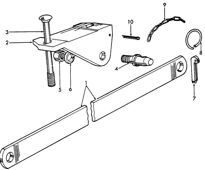 05F01 HYDRAULIC POWER LIFT LINK STABILIZER