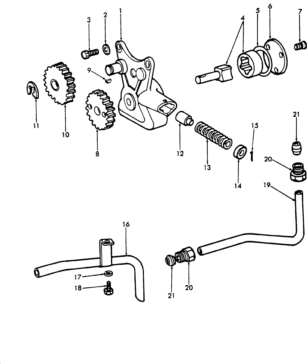 06D02 OIL PUMP & RELATED PARTS