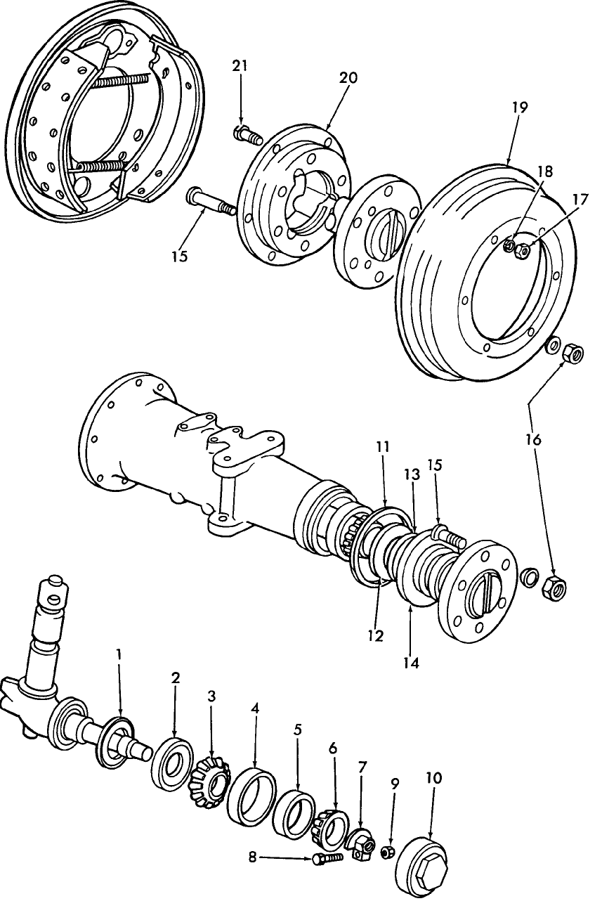 02A01 HUB & DRUMS, GAS, DIESEL & VAPOR (1-52/12-64)