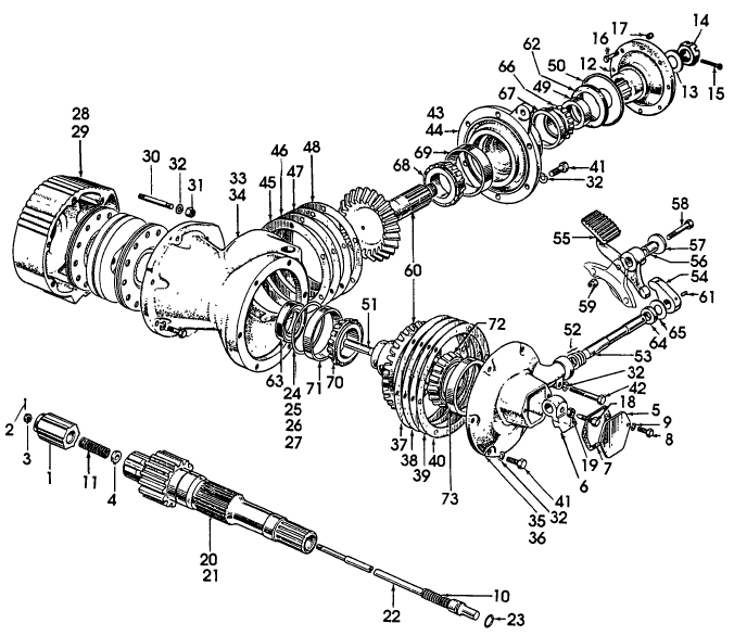 003 DRIVE TAKE-OFF, FOR FRONT AXLE