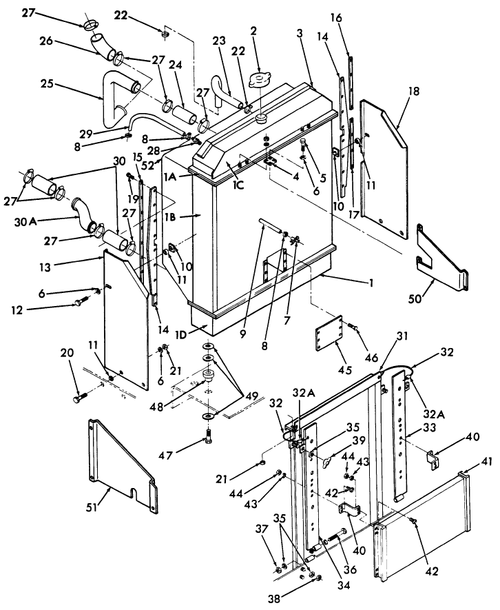 08A01 RADIATOR & MOUNTING - FW20