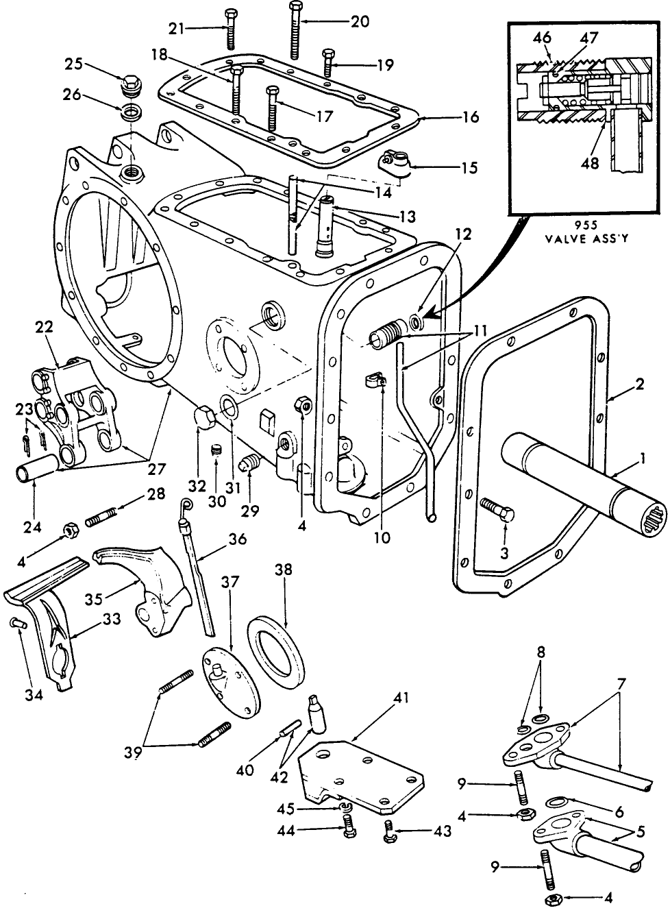 04B01 CENTER HOUSING & RELATED PARTS (53/54) - NAA, NAB