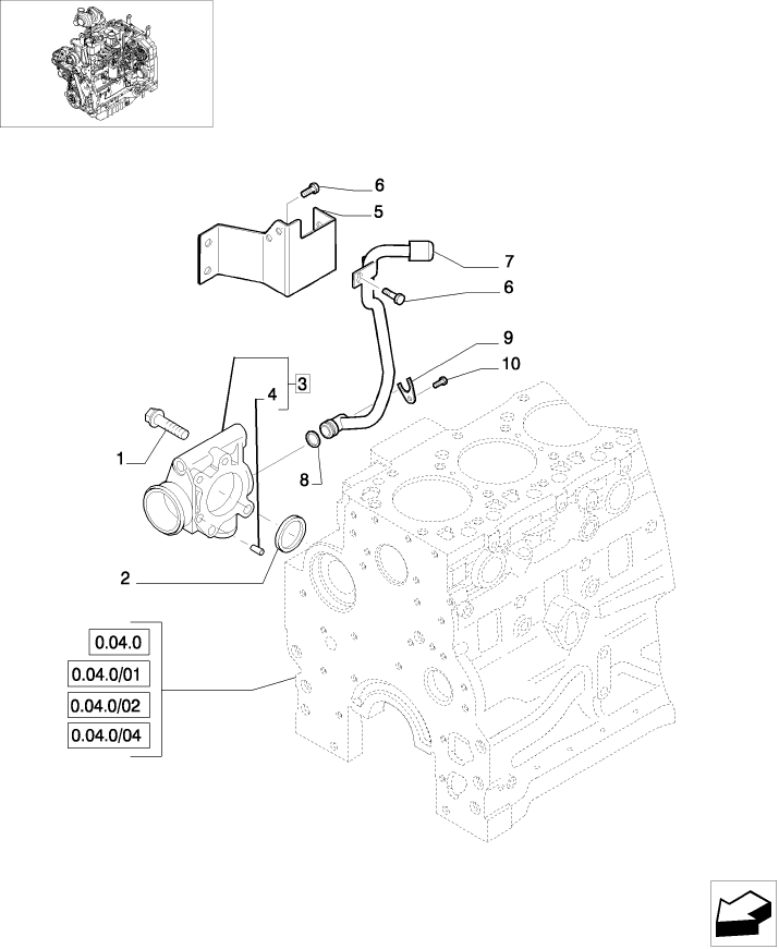 0.32.3 PIPING ENGINE COOLING SYSTEM