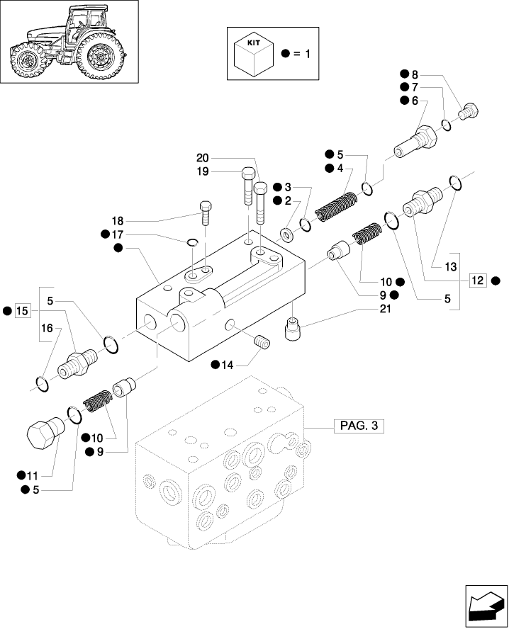 1.80.7(04) PTO, CLUTCH - VALVE AND RELEVANT PARTS