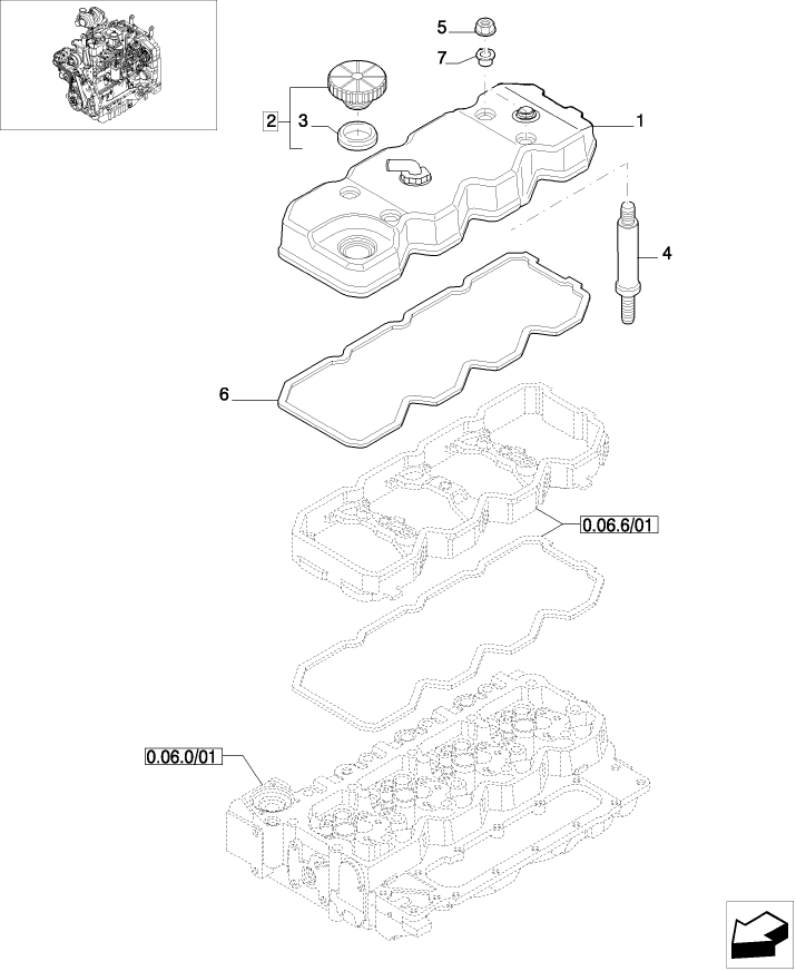 0.06.3/01(01) CYLINDER HEAD COVERS