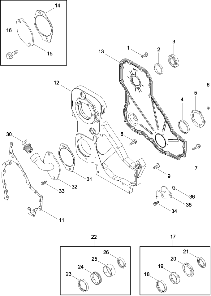 02-09 FRONT GEAR COVER