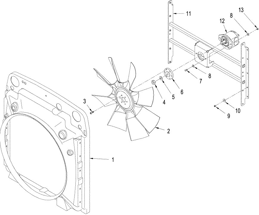 02-06 HYDRAULIC FAN DRIVE - MOUNTING