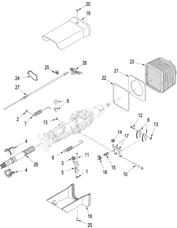 05-04 STEERING COLUMN ASSEMBLY