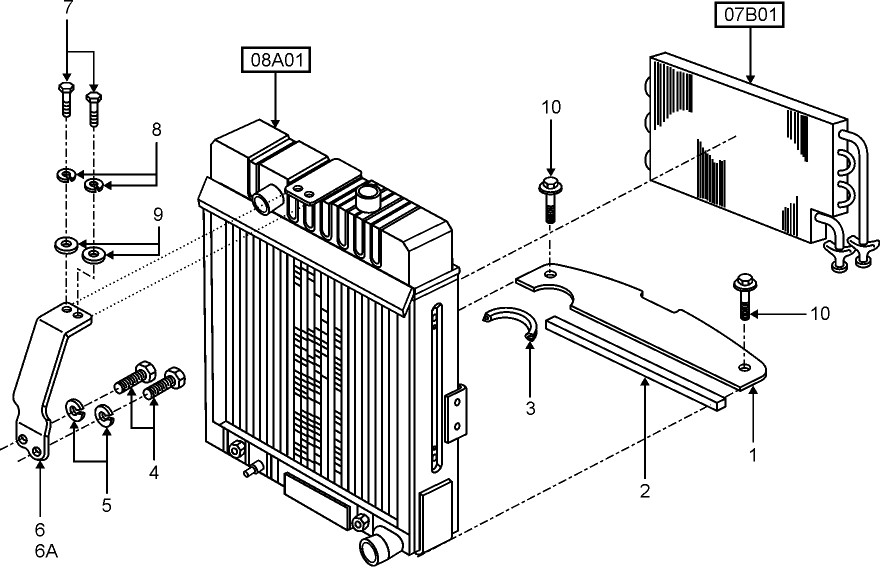 08A02 RADIATOR & RELATED PARTS