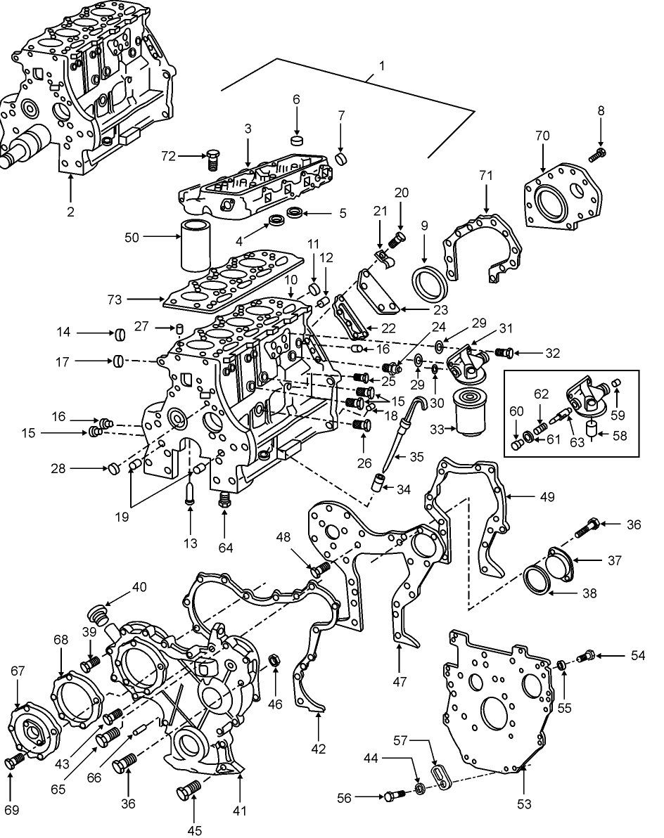 06A01 NON-EMISSIONIZED ENGINE, CYLINDER BLOCK, HEAD & RELATED PARTS