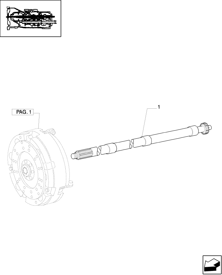 1.25.0(02) P.T.O. TRANSMISSION COUPLING