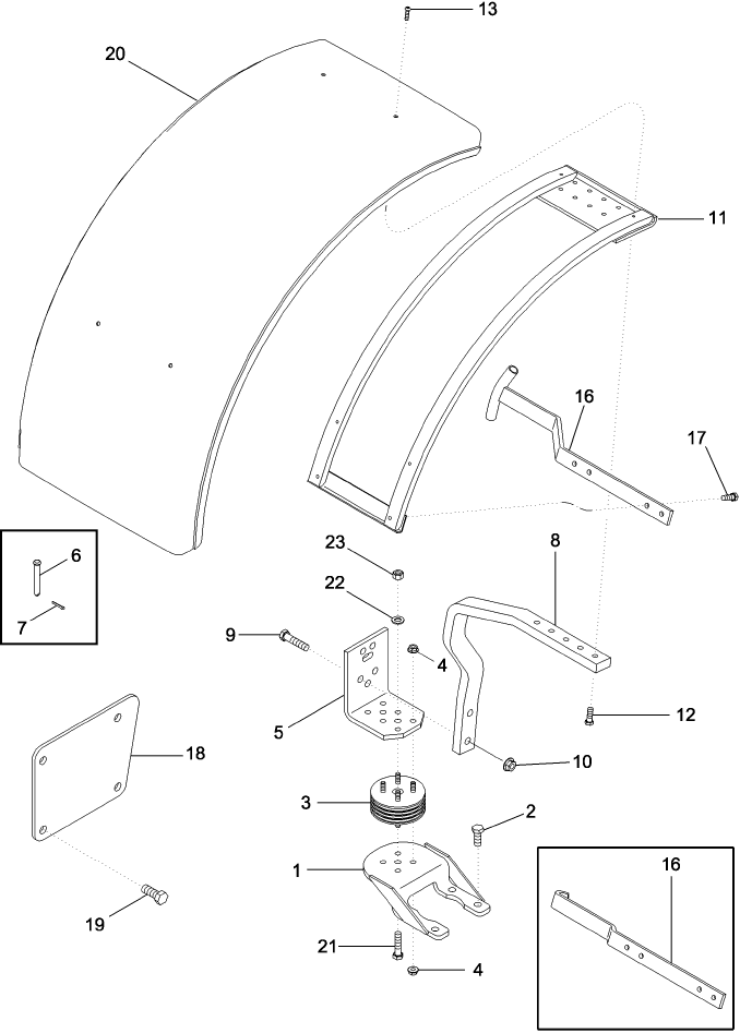 09 -06 FENDERS - FRONT, AXLE MOUNTED, DYNAMIC