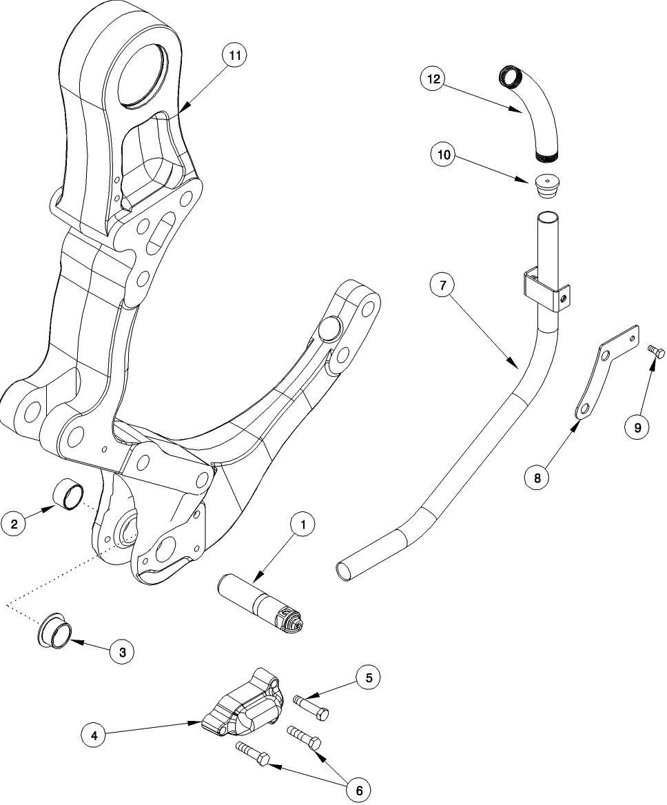 09 -67 HITCH - DRAFT CONTROL PINS