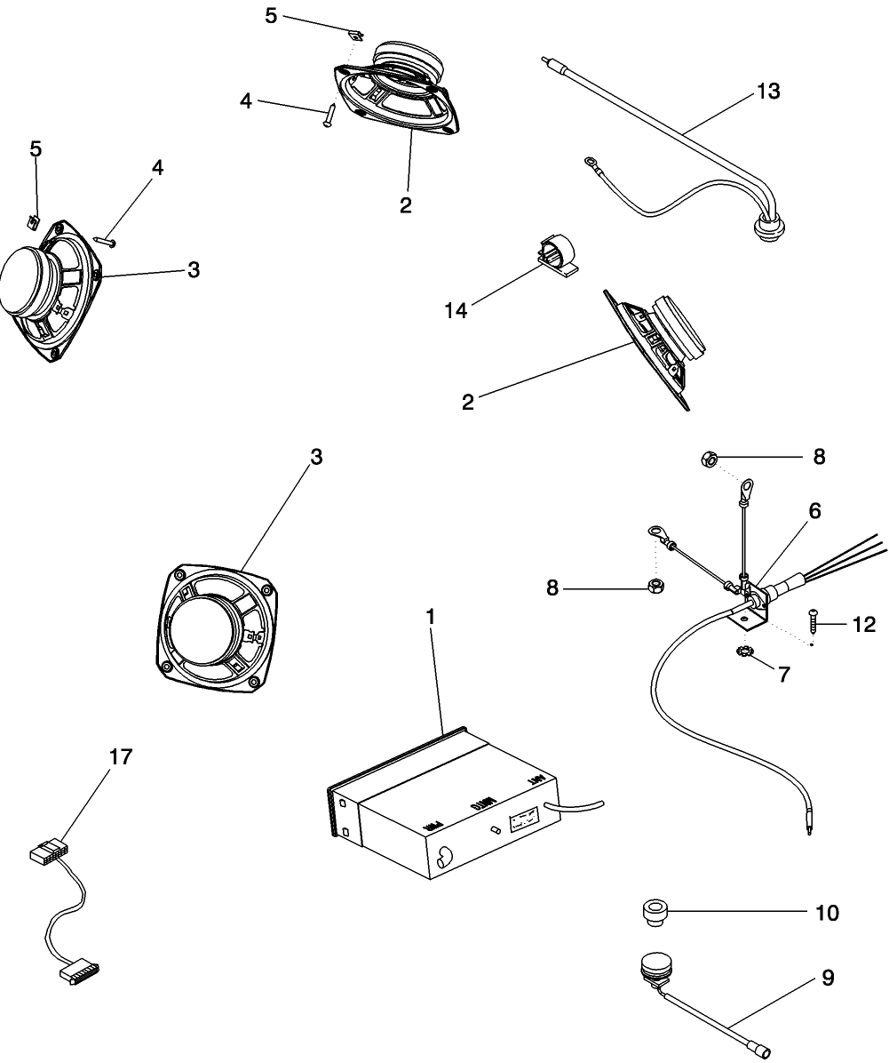 04 -38 RADIOS, SPEAKERS AND ANTENNAS