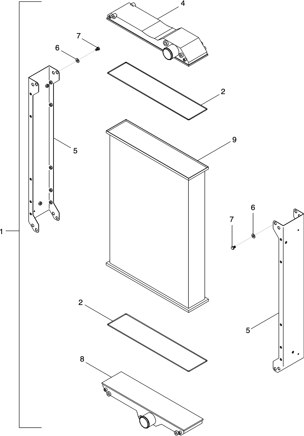 02 -03 RADIATOR ASSEMBLY