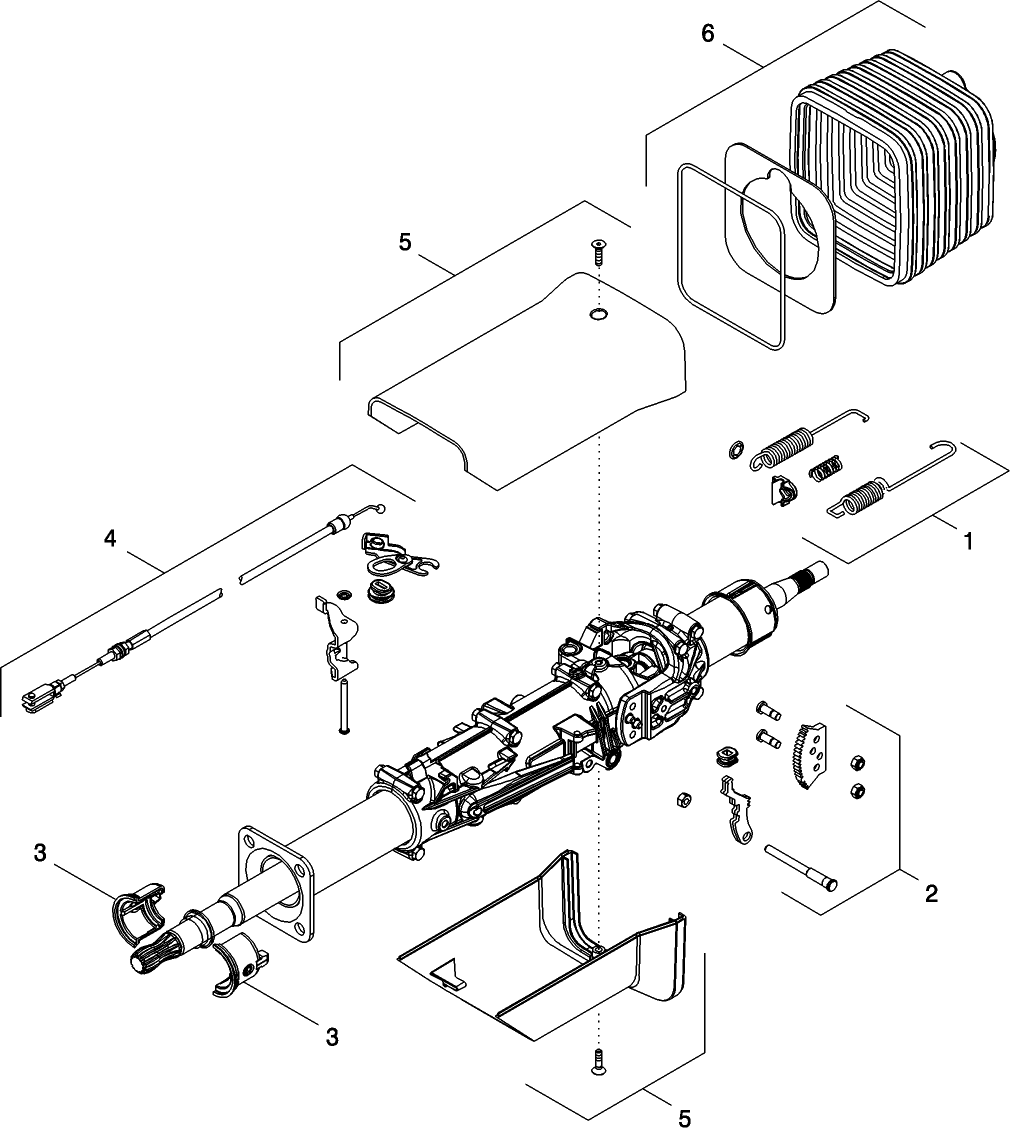 05 -02 STEERING COLUMN ASSEMBLY