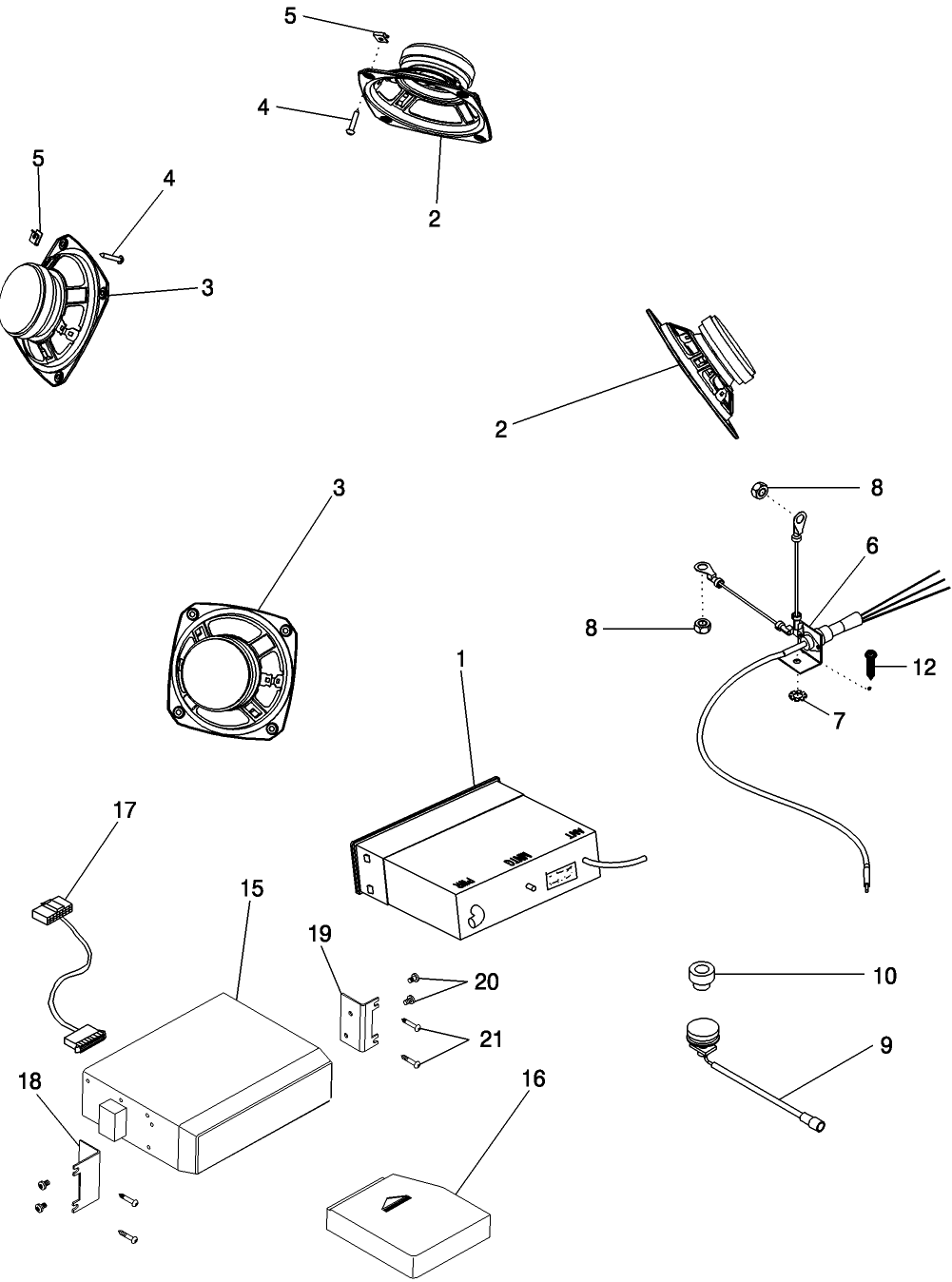 04 -35 RADIOS, SPEAKERS AND ANTENNAS