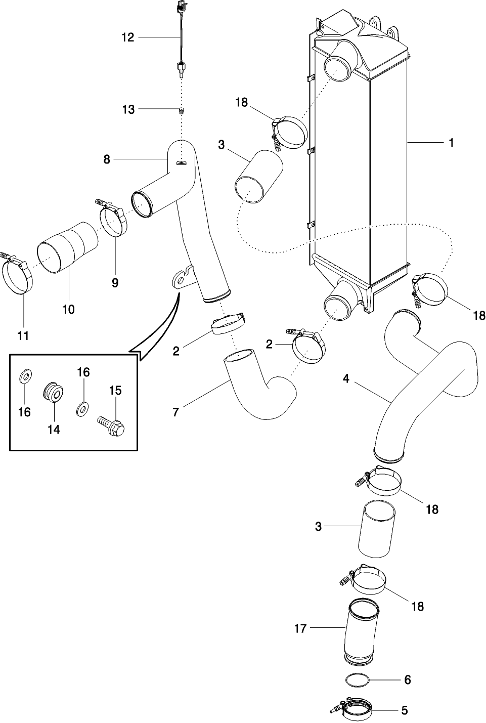 02 -06 AFTERCOOLER - ASN JAW131890