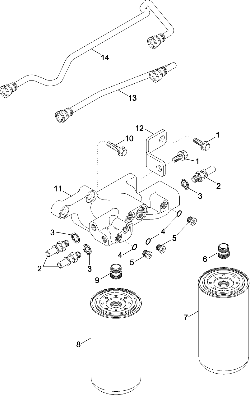 03 -04 FUEL FILTER AND CONNECTIONS