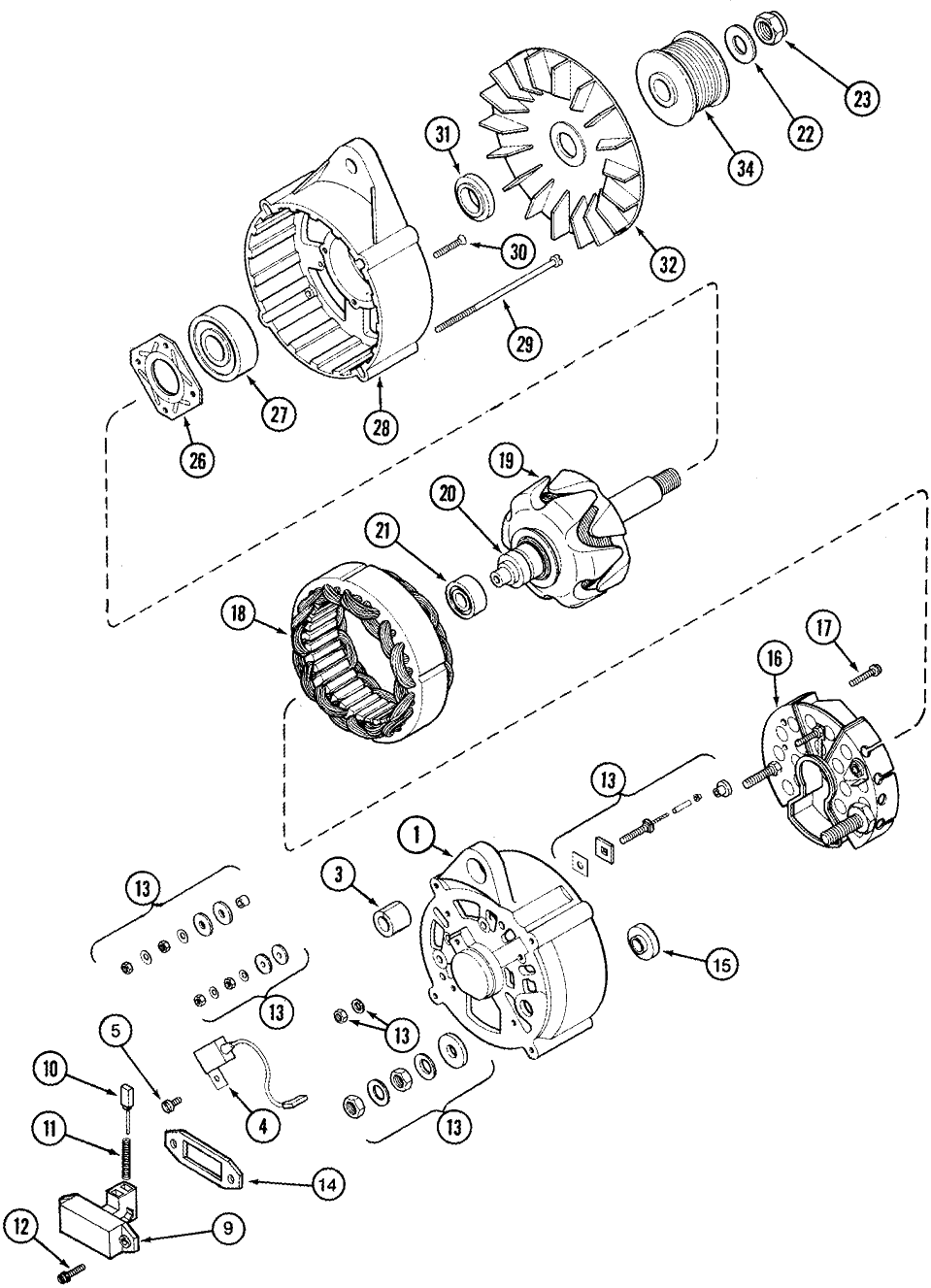 04 -07 ALTERNATOR ASSY - 135 AMPERE