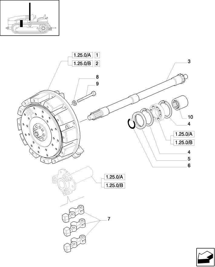 1.25.0 CLUTCH & RELATED PARTS