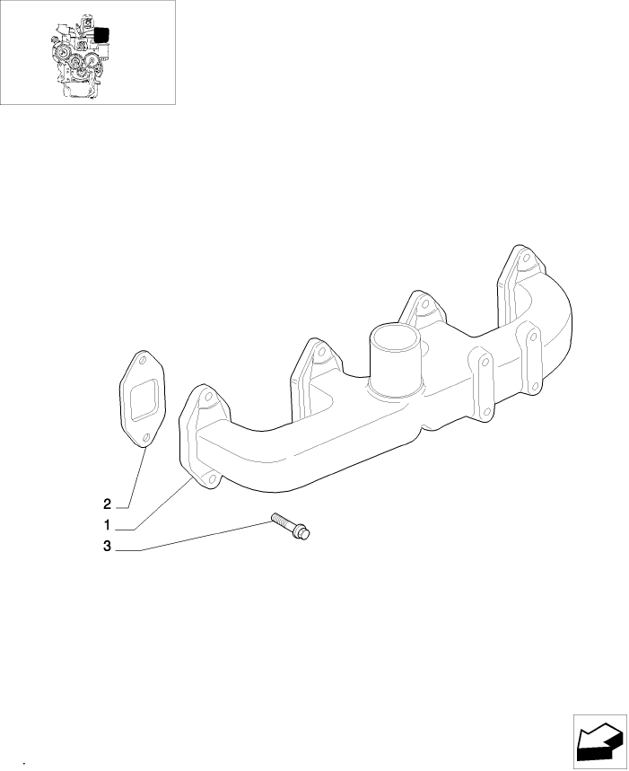 0.07.6/01 EXHAUST MANIFOLD