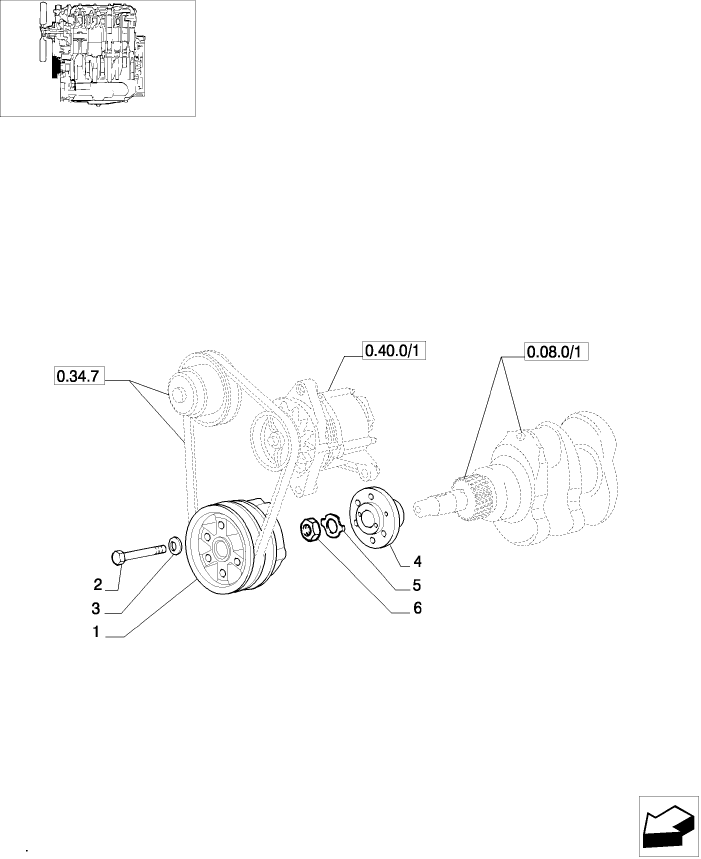 0.08.4/01 PULLEY AND HUB