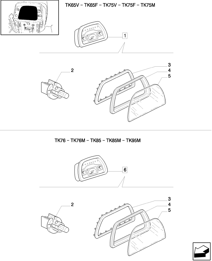 1.75.1/A INSTRUMENT CLUSTER BREAKDOWN