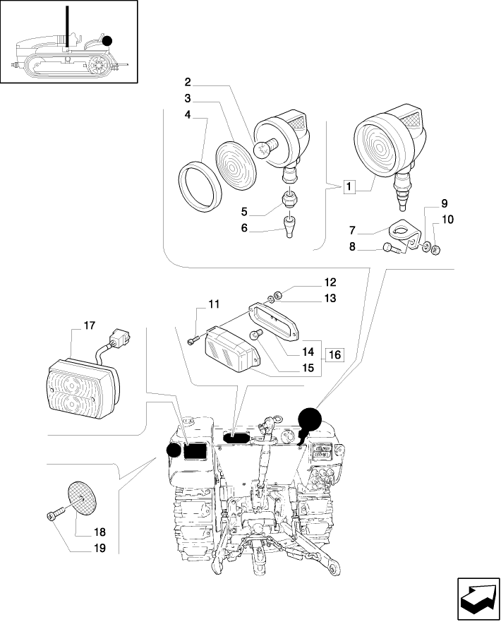 1.75.6(02) REAR WORKLAMPS, REAR LAMPS