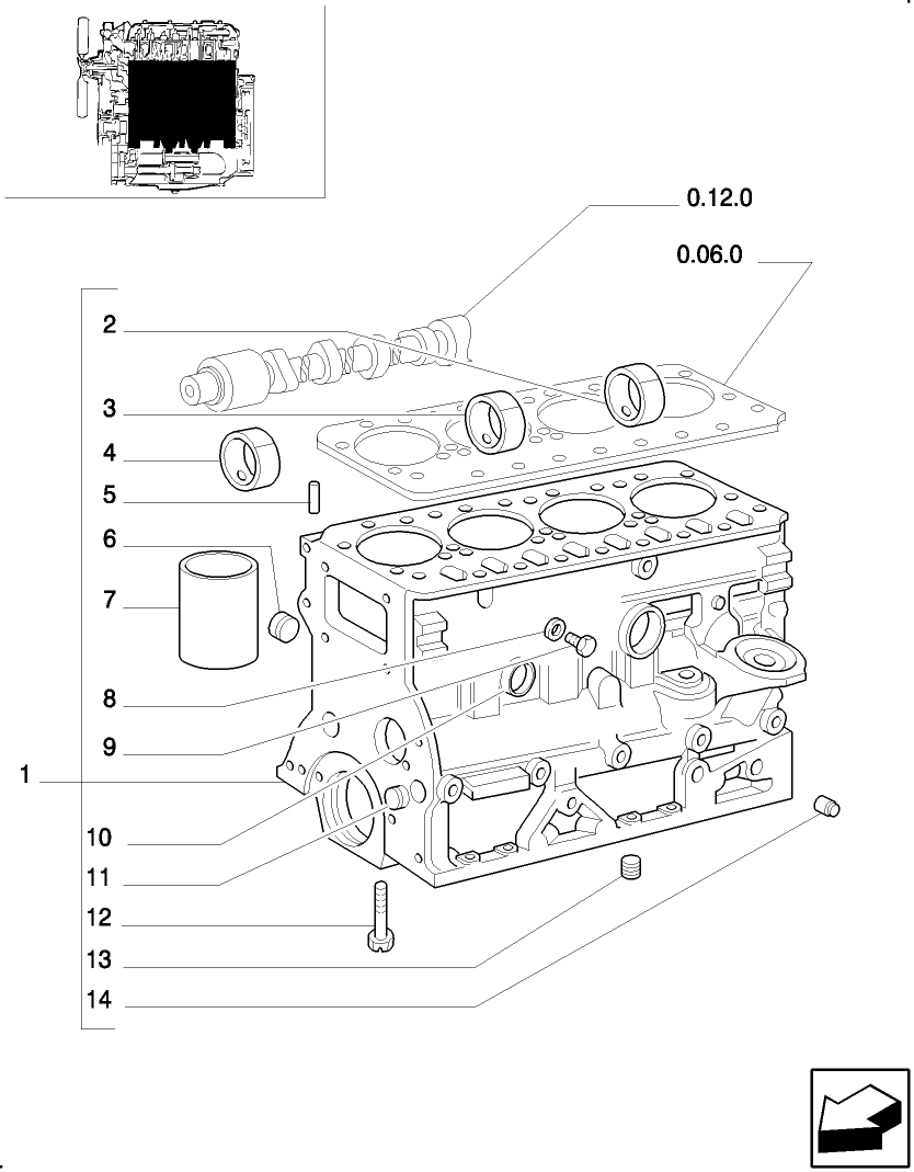 0.04.0(01) CRANKCASE AND CYLINDERS