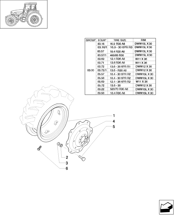 83.00(02) RIM (DRIVE WHEELS)