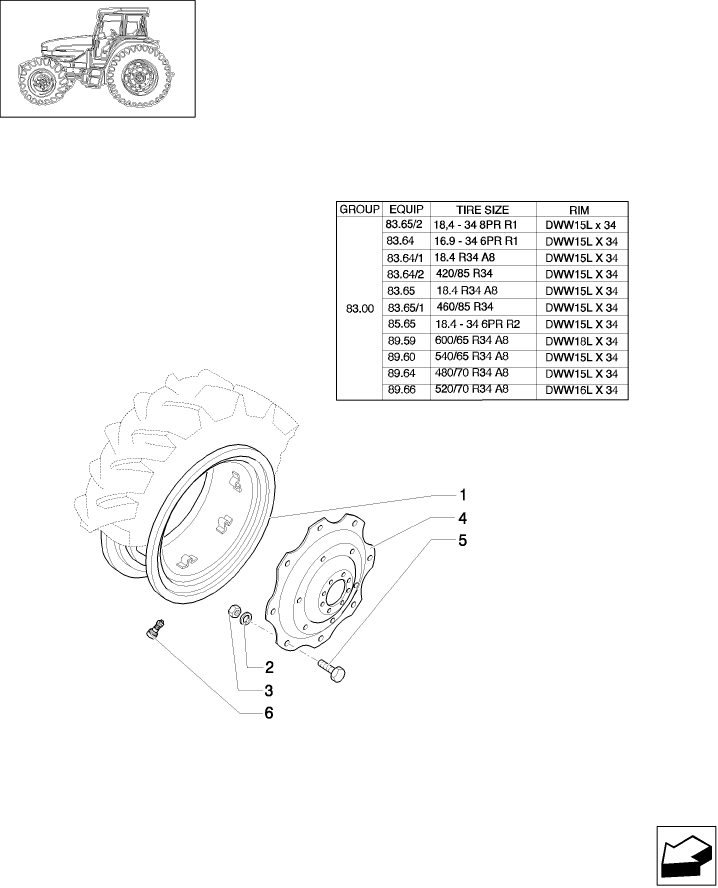 83.00(03) RIM (DRIVE WHEELS)